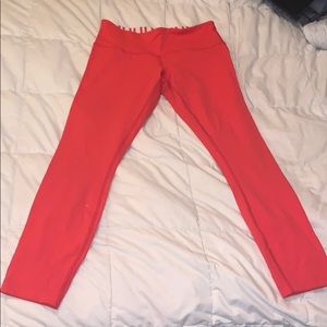Lululemon red full length leggings!